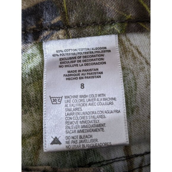 Ranger Boys 8 Cargo Realtree Camo Pants Hunting Camouflaged Adjustable Leg Waist - Picture 8 of 8